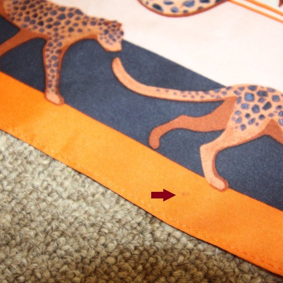 Ann Taylor 100% Silk Cheetah Square Scarf - Picture 5 of 6